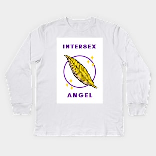 Intersex Angel Kids Long Sleeve T-Shirt